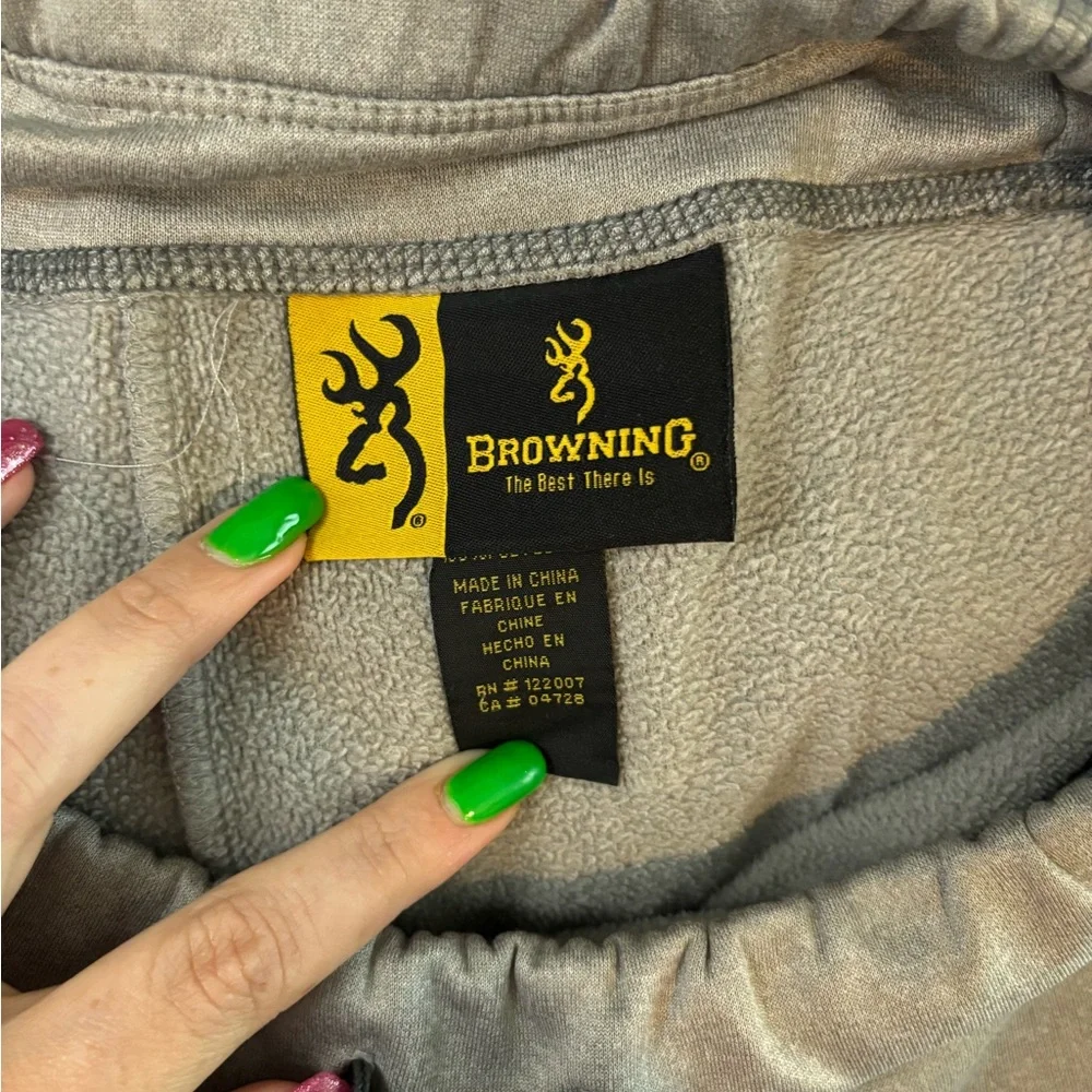 Browning Grey‎ Sweatpants Size Small